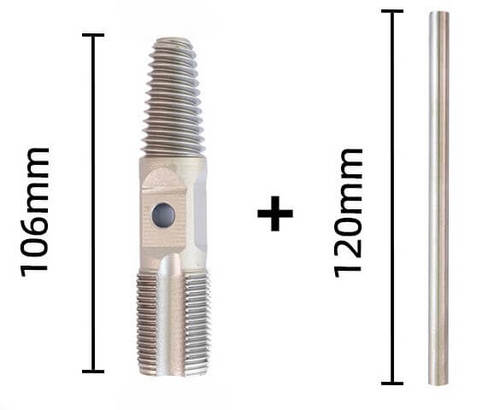 מחלץ צינורות וברגים שבורים דו ראשי 3/4 אינץ 