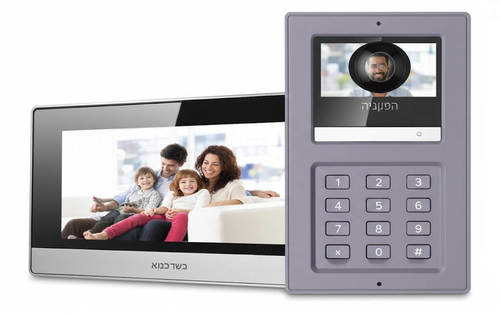 Hikvision DS-KIS8003-ACF2 | קיט אינטרקום IP דור 2 מושלם הכולל פאנל חיצוני, קודן ומסך פנימי