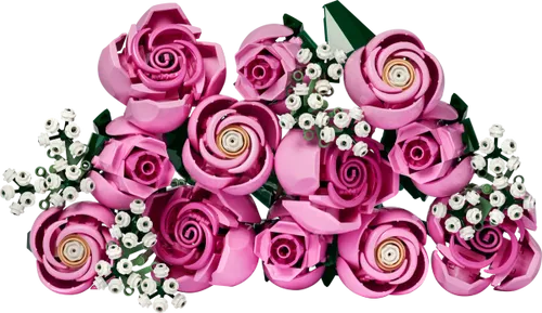 לגו Botanicals – זר ורדים ורודים (10374) LEGO