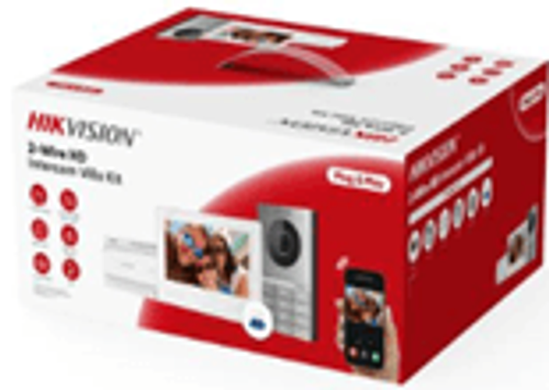 Hikvision DS-KD9403-E6 | פאנל אינטרקום IP יוקרתי עם מסך מגע 8 אינץ' קעור וזיהוי פנים ביומטרי