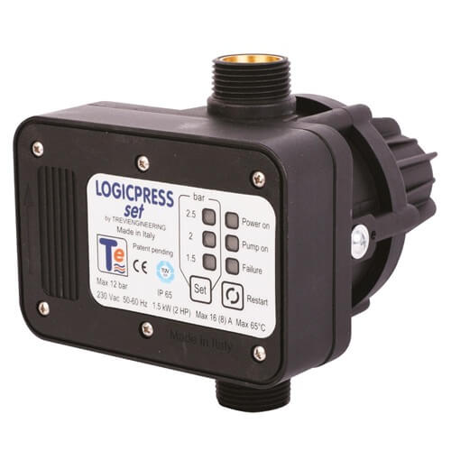 בקר לחץ אלקטרוני מתכוונן עד 2 כ"ס Trevi Logicpress Set