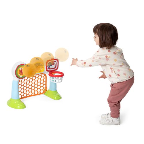 מרכז פעילות וספורט אינטרקטיבי לפעוטות 3 ב 1 אורות וצלילים