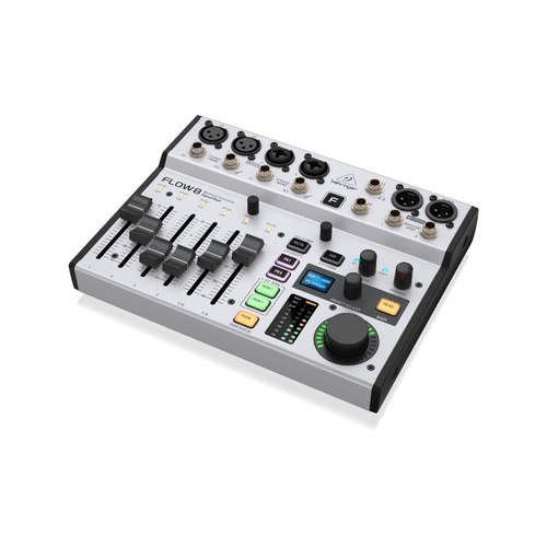 מיקסר דיגיטלי Behringer FLOW 8 – מיקסר 8 ערוצים עם Bluetooth