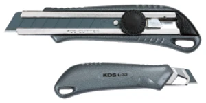 סכין יפני מקצועי 18 מ״מ MURATEC-KDS Metal Meister L-32 נעילת בורג