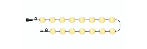 גרילנדה 15 כדורים BALL6 עם פאנל סולארי דגם SE-0015A