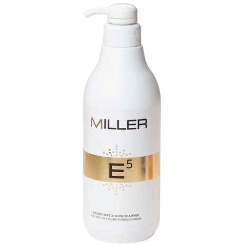 שמפו ללא מלחים מועשר בקרטין MILLER E5 מסדרת גולד מילר 1000 מ