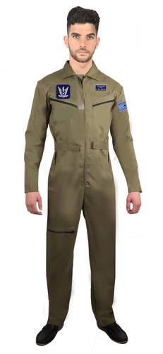 תחפושת טייס קרב לנוער ומבוגרים מידה M
