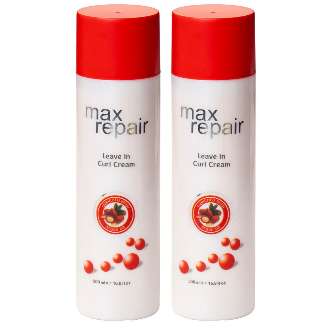 זוג קרם לחות בונה תלתלים MAX REPAIR מקס ריפר 500 מ"ל