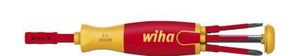 WIHA 41158 - מברג מקצועי ראש מתחלף slimBits לחשמלאים כולל מחסנית LiftUp עם 6 ראשים טורקס T8-T25