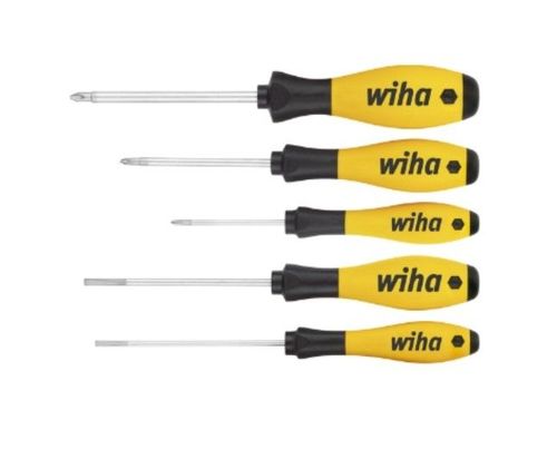 WIHA 27252 - סט 5 מברגים SoftFinish ESD מקצועי פיליפס (PH)