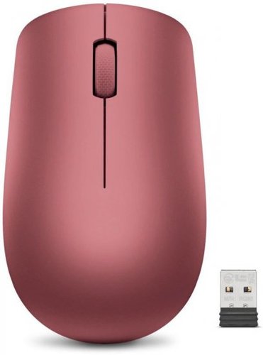 עכבר אלחוטי למחשב Lenovo לנובו צבע אדום דובדבן 530 Wireless Mouse (Cherry Red)