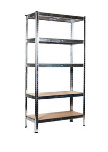 מערכת 5 מדפים 90x40x180 ס"מ מעמס 175 ק"ג  - מגולוון