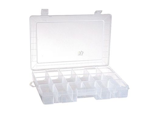 ארגונית פלסטיק שקופה 27x19x4 ס