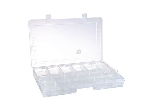 ארגונית פלסטיק שקופה 36x23.5x5 ס