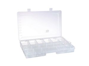 ארגונית פלסטיק שקופה 36x23.5x5 ס"מ עד 24 תאים