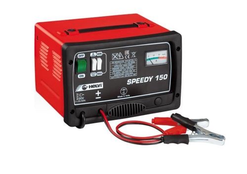 HELVI Speedy 150 - מטען מצברים / בוסטר נייד מקצועי 16A 12V ת.איטליה