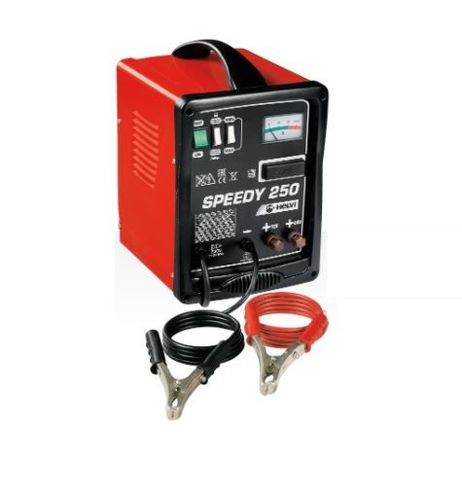 HELVI Speedy 250 - מטען מצברים / בוסטר נייד מקצועי 27A 12/24V ת.איטליה
