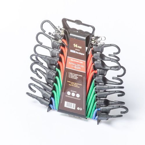 סט 14 מותחני גומי לקשירה 25 עד 80 ס