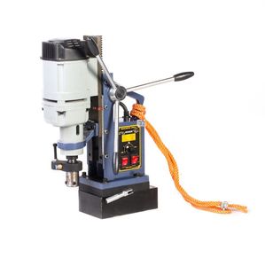 מקדחה מגנטית לקידוח עד 28מ"מ 220V J1C-50D (קידוח כוס עד 50מ"מ) + מתקן לנוזל קירור וחיבור לכוסות קידוח