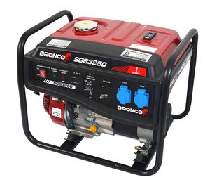 ברונקו SGB-3250-S- גנרטור בנזין 2,800W עם מייצב מתח AVR התנעה חשמלית עם מצבר