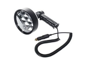 פנס סריקה / זרקור 9-32V 36W CREE LED 3500Lm כבל מסולסל - תקע מצת