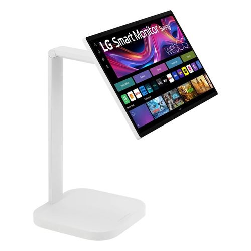 מסך מחשב LG 31.5 Inch 4K UHD IPS Touchscreen Smart Monitor Swing with 32U889SA-W