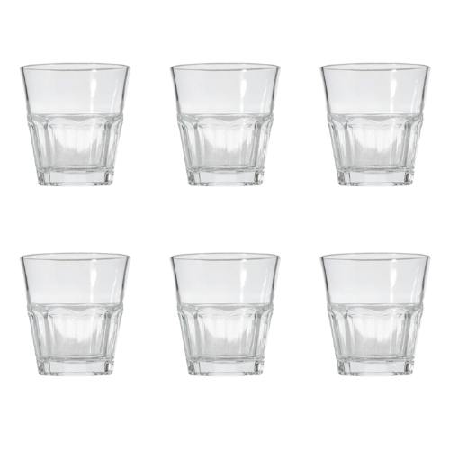 6 כוסות זכוכית 150 מ