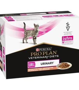 10 יחידות פורינה פאוץ יורינרי Purina Pro Plan UR מזון וטרינרי לחתולים 85 גרם 