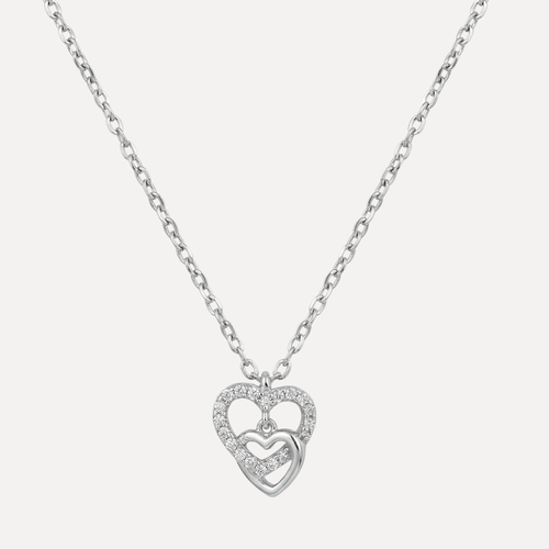 שרשרת לבבות משולבים