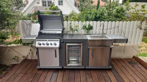 ROGUE MODULAR KITCHEN – NAPOLEON דגם רוג 425 PRO S + יחידות כיור + יחידת מקרר 