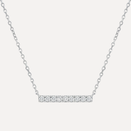 שרשרת פס זירקונים 