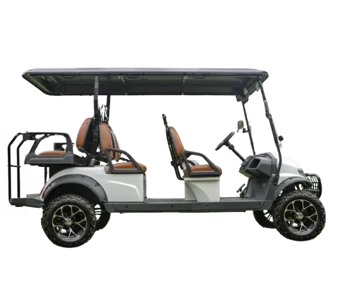 רכב תפעולי חשמלי סוללה ליתיום 48V 105Ah כמות נוסעים-6 דגם GREENMAN UF4+2