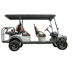 רכב תפעולי חשמלי פרימיום סוללה ליתיום 48V 105Ah כמות נוסעים-6 דגם GREENMAN UF4+2