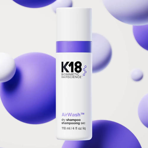 שמפו יבש מהפכני לריענון השיער והקרקפת K18  AirWash קיי 18 118 מ
