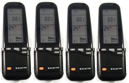4 שלטים מקוריים למזגן אלקטרה Electra RC3 - במלאי !