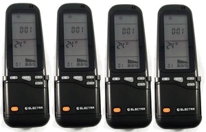 4 שלטים מקוריים למזגן אלקטרה Electra RC3 - במלאי !