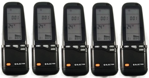 5 שלטים מקוריים למזגן אלקטרה Electra RC3 - במלאי !