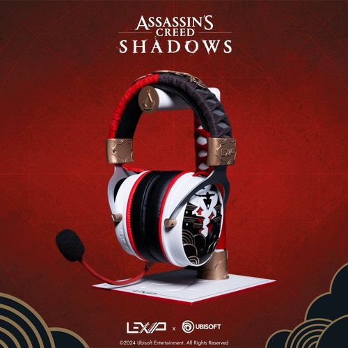 אוזניות גיימינג אלחוטיות Lexip Assassin's Creed HeadSet רשמי