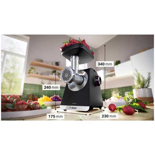 מטחנת בשר 2100 וואט Bosch MFWS641B MultiPower