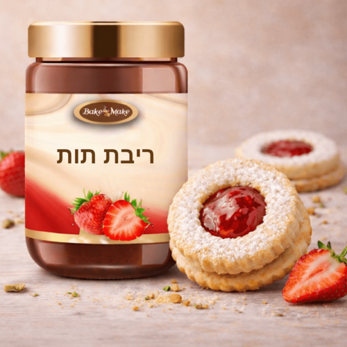 ממרח בטעם תות שדה 1 קילו פוליבה