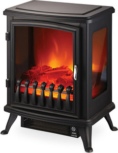 קמין חימום חשמלי 1800W זכוכית דגם EL-4300 Electro Hanan 