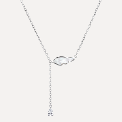 שרשרת צדף פנינה עם תליון טיפה