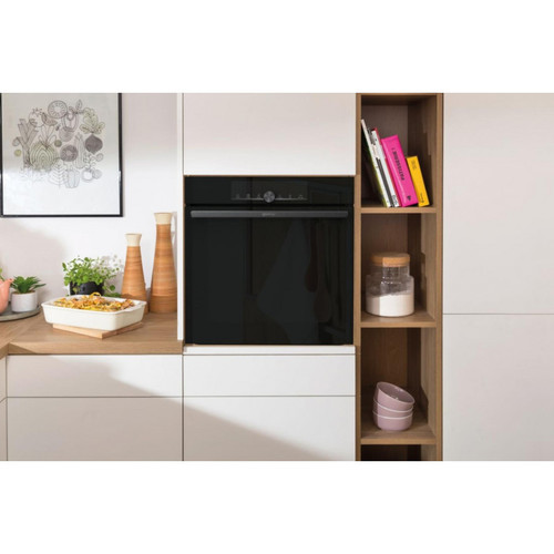 תנור בנוי גורניה 77 ליטר זכוכית שחורה GORENJE BPS6747A09DBGOT