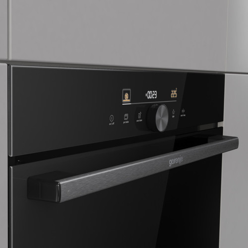 תנור בנוי גורניה 77 ליטר זכוכית שחורה GORENJE BPS6747A09DBGOT