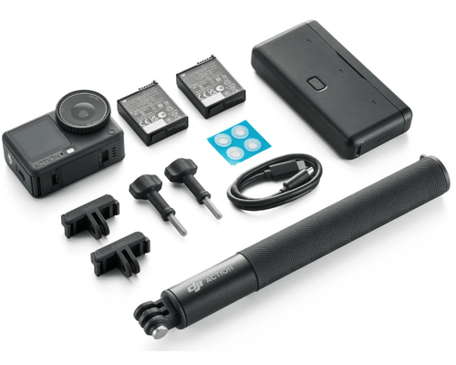 מצלמת אקסטרים עם אביזרים DJI Osmo Action 6 Adventure Combo