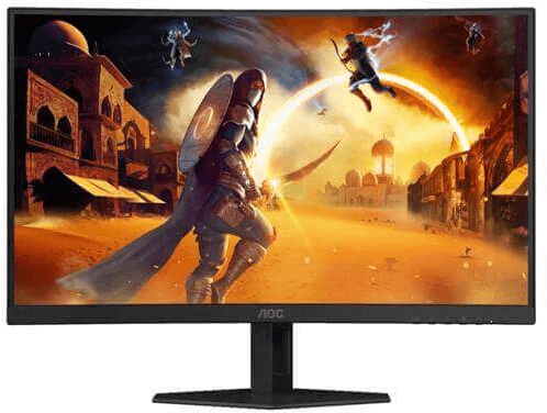 מסך גיימינג מבית AOC דגם c27g4zxe 280hz בגודל 27″