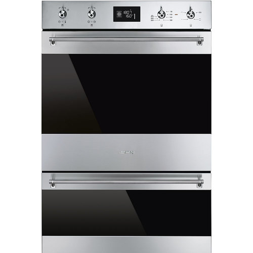 תנור בנוי דו תאי 60 ס"מ מבית SMEG סמאג דגם DOSP6390X