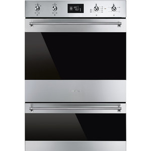 תנור בנוי דו תאי 60 ס"מ מבית SMEG סמאג דגם DOSP6390X