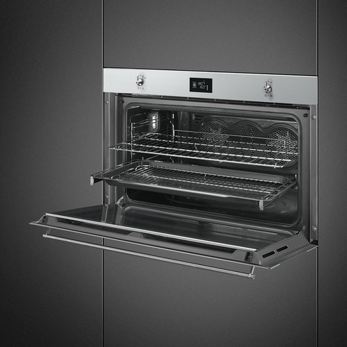 תנור בנוי 90 ס"מ מבית SMEG סמאג דגם SF9390X1