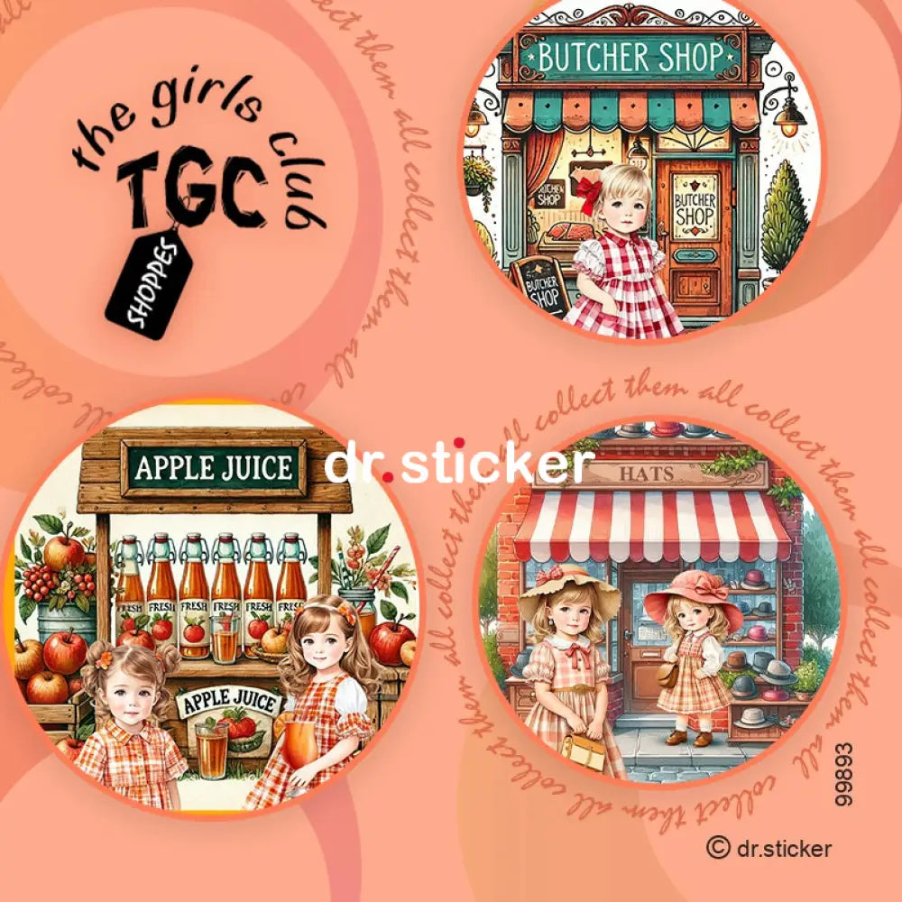 גליל מדבקות ד"ר סטיקר - מועדון הילדות - ג